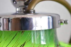 Best Pamono Ikora Glass Table Lamp by Karl Wiedmann for WMF, 1930s