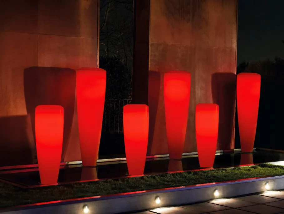 Best Pamono Indoor/Outdoor Obice Big Lamp in LDPE RGB Light Kit by Giorgio Tesi for VGnewtrend