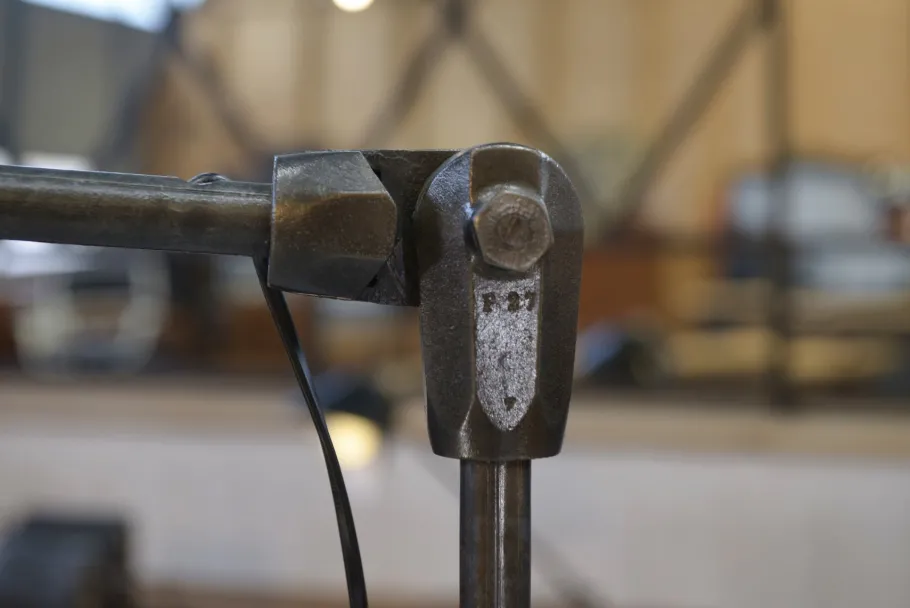 Discount Pamono Industrial Adjustable Metal Workshop Spotlight Floor Lamp, 1950s