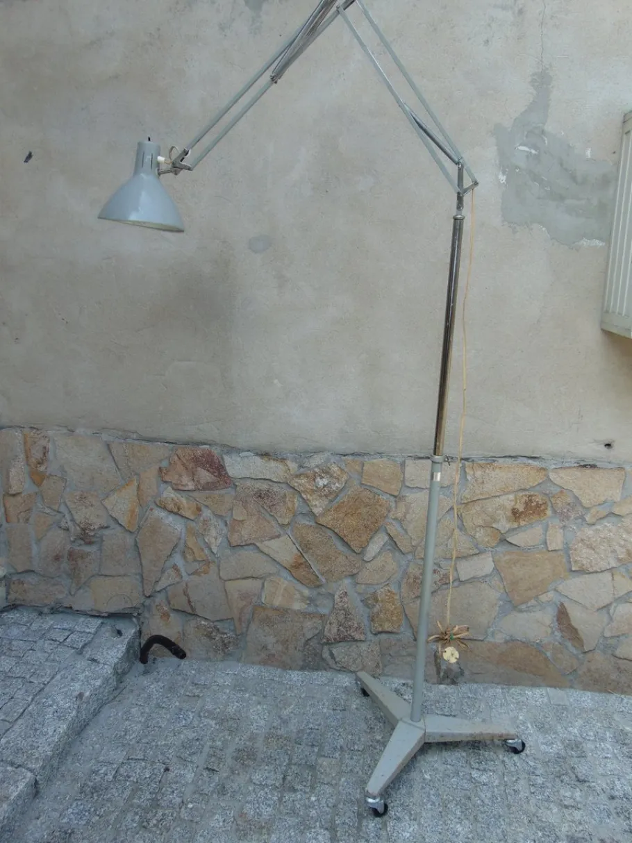 Best Pamono Industrial Floor Lamp,1970s