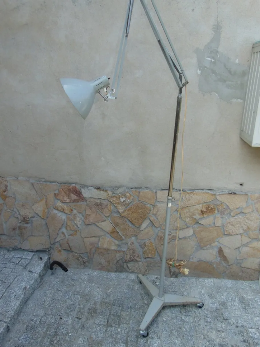 Best Pamono Industrial Floor Lamp,1970s