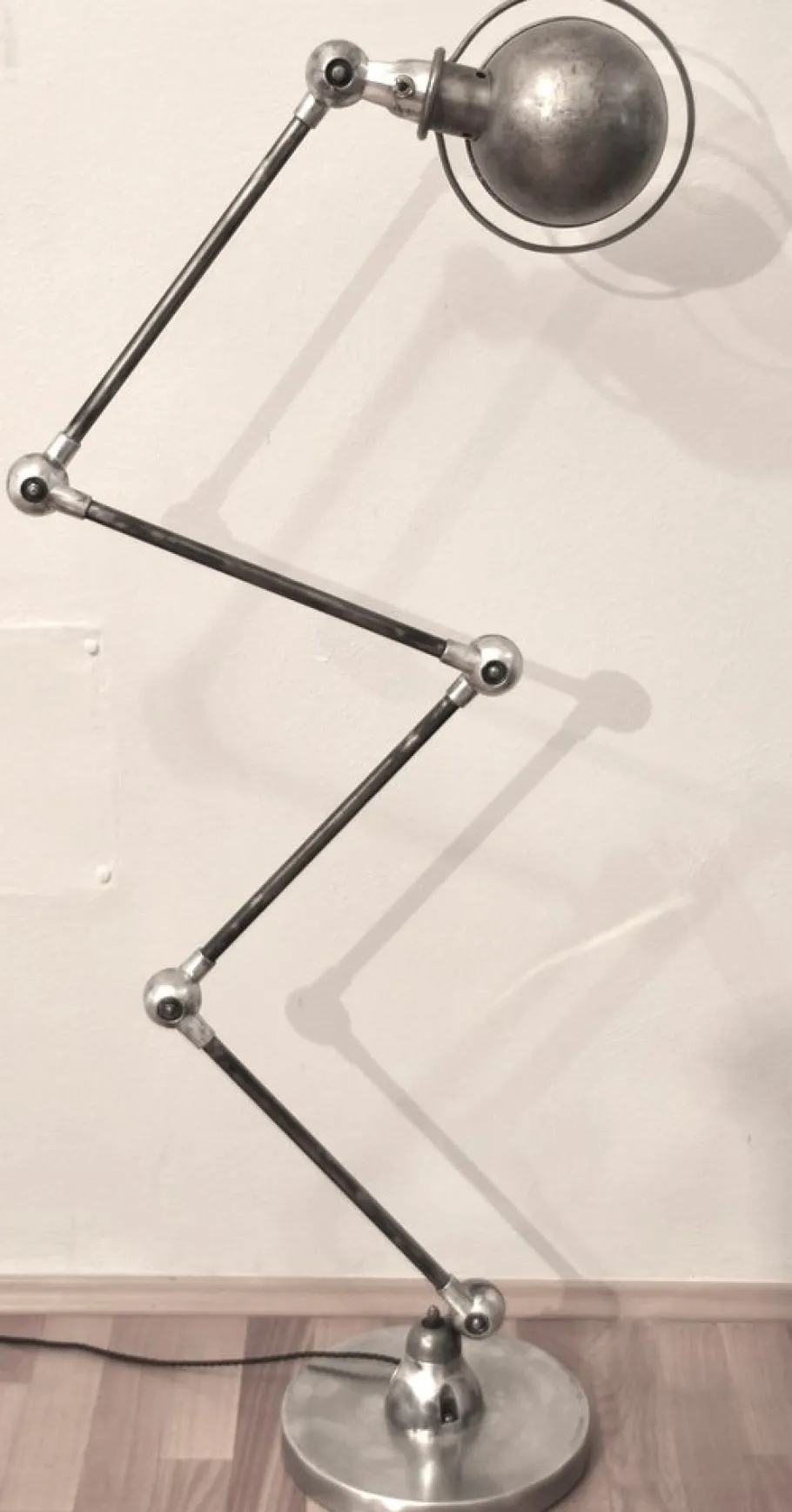 Outlet Pamono Industrial Four-Arm Floor Lamp by Jean-Louis Domecq for Jieldé, 1950s