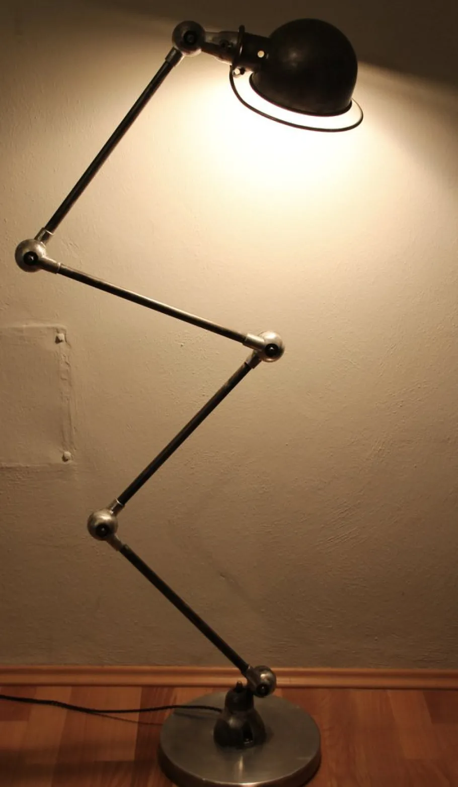 Outlet Pamono Industrial Four-Arm Floor Lamp by Jean-Louis Domecq for Jieldé, 1950s