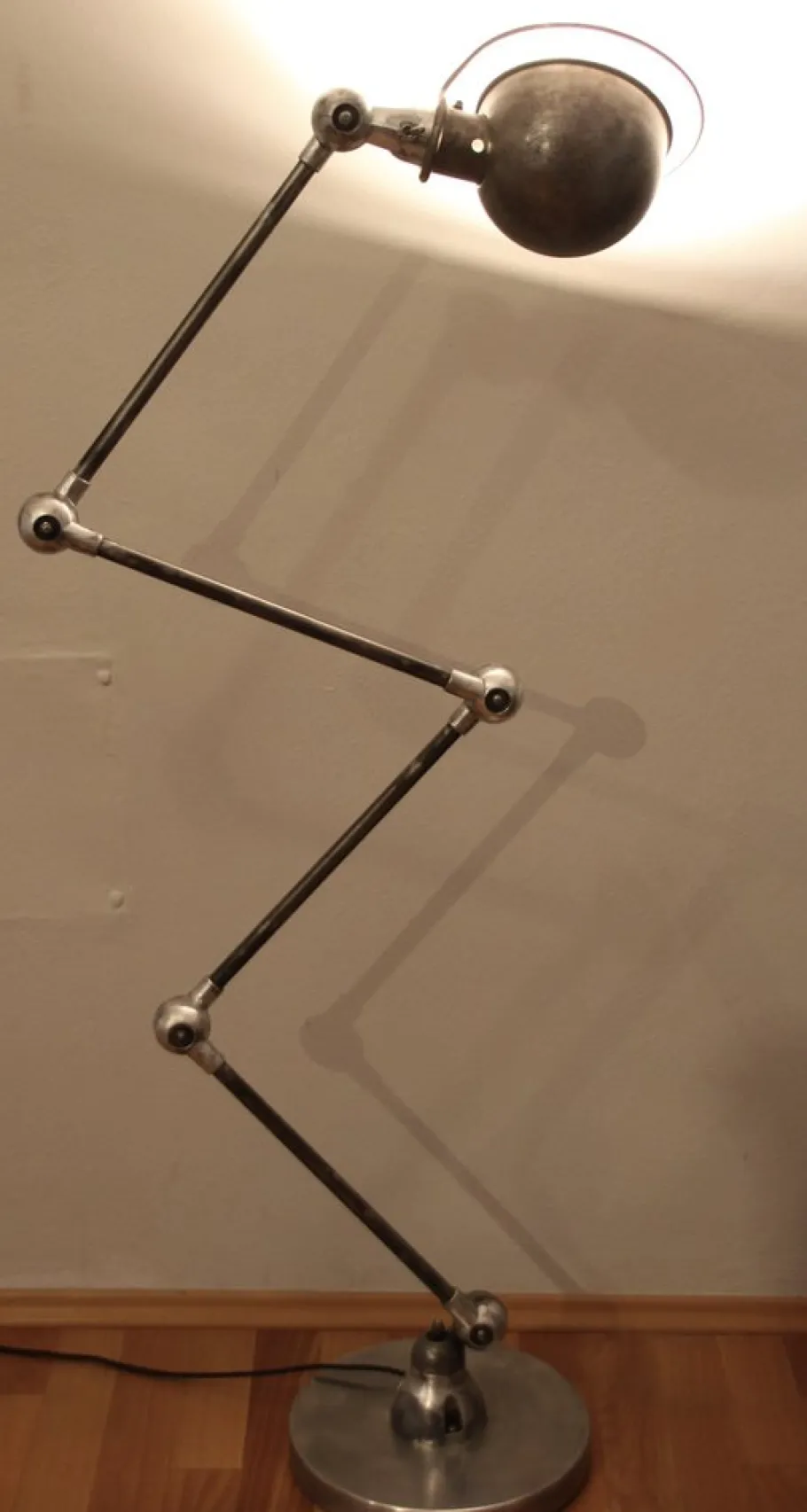 Outlet Pamono Industrial Four-Arm Floor Lamp by Jean-Louis Domecq for Jieldé, 1950s