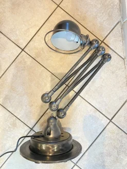 Sale Pamono Industrial Graphite 5-Arm Floor Lamp by Jean-Louis Domecq for Jieldé, 1950s