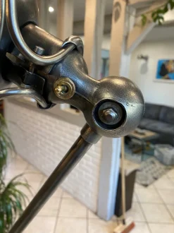 Sale Pamono Industrial Graphite 5-Arm Floor Lamp by Jean-Louis Domecq for Jieldé, 1950s