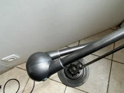 Best Pamono Industrial Graphite Floor Lamp by Jean-Louis Domecq for Jieldé, 1950s