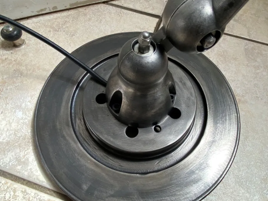 Best Pamono Industrial Graphite Floor Lamp by Jean-Louis Domecq for Jieldé, 1950s