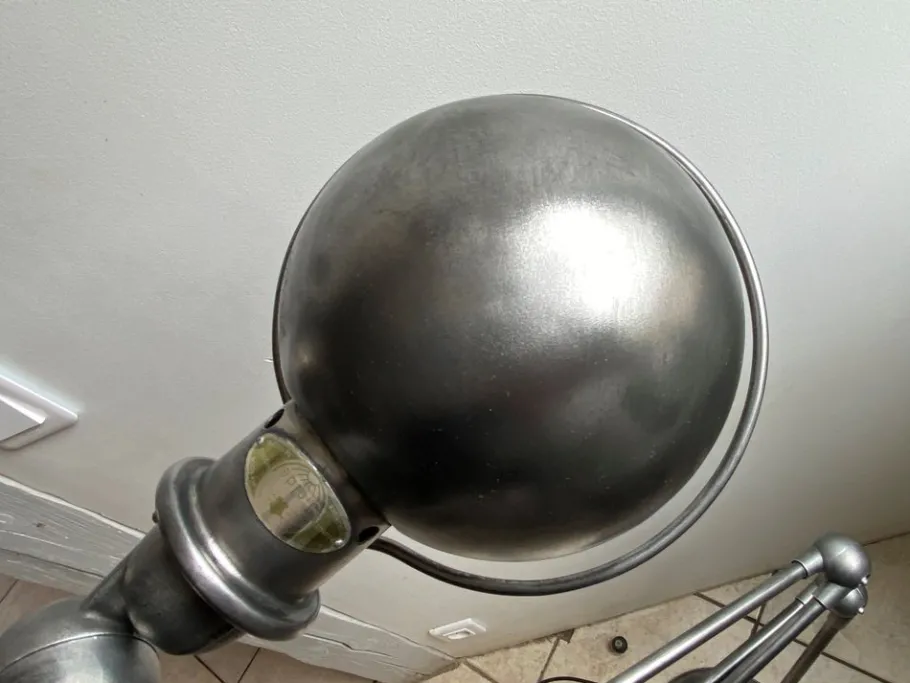 Best Pamono Industrial Graphite Floor Lamp by Jean-Louis Domecq for Jieldé, 1950s