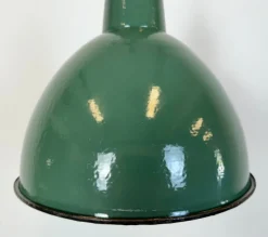 Best Pamono Industrial Green Enamel Factory Pendant Lamp, 1960s