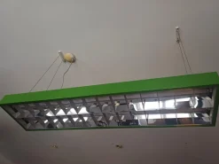 Clearance Pamono Industrial Office Ceiling Lamp, 1970s