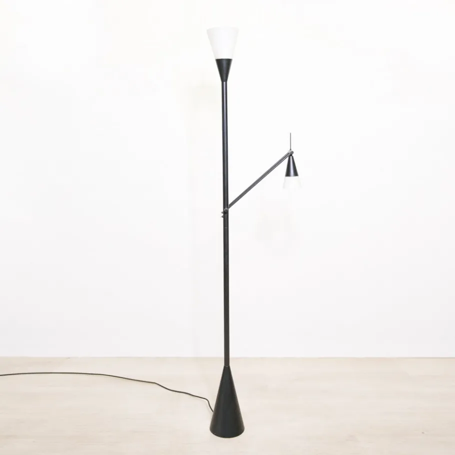 Best Pamono Iron Floor Lamp, 1980s