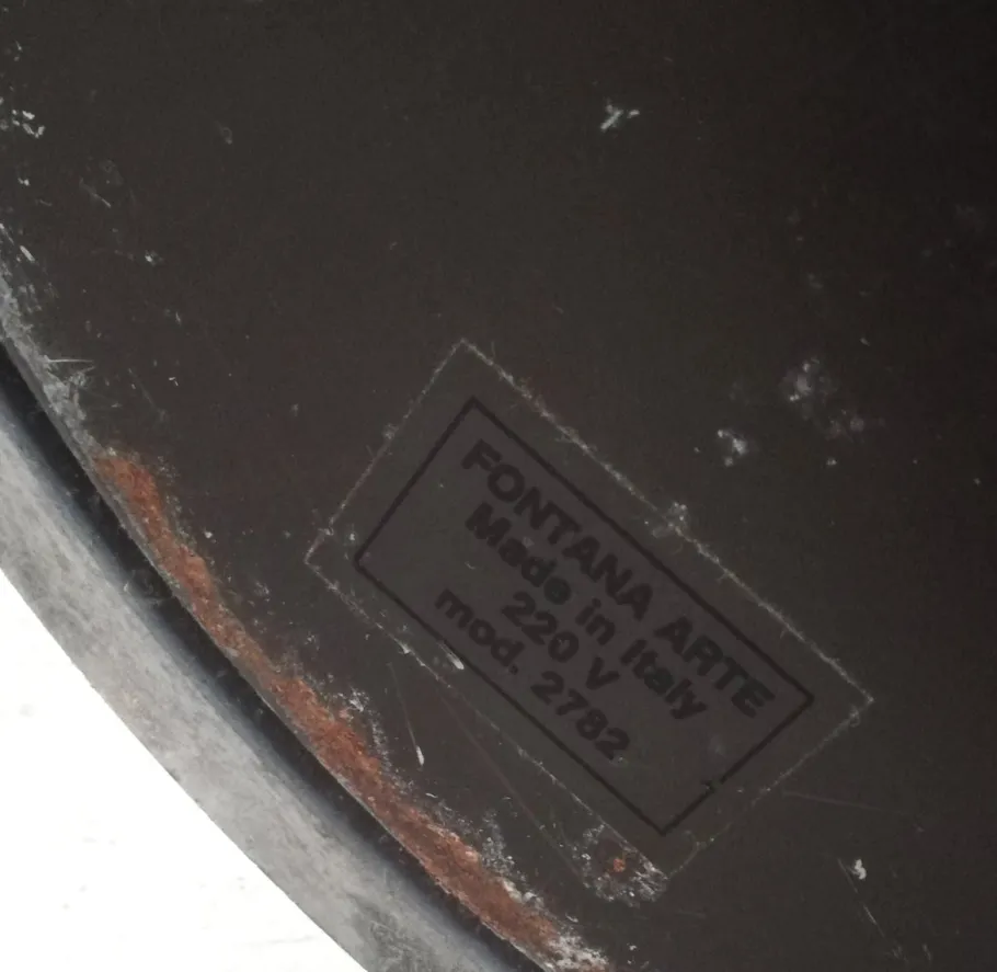 Pamono Italian 2782 Floor Lamp from Fontana Arte, 1980s