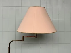 Online Pamono Italian Adjustable Floor Lamp in Brass Plated Metal from Cerva, 1980s