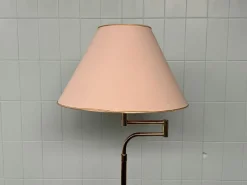 Online Pamono Italian Adjustable Floor Lamp in Brass Plated Metal from Cerva, 1980s