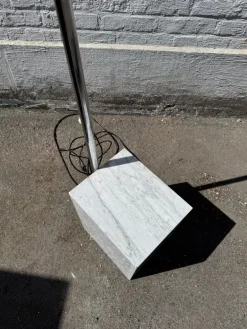 Sale Pamono Italian Arc Floor Lamp with Marble Base, 1970s