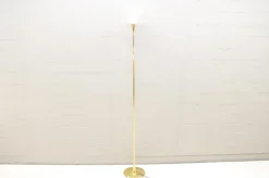 Clearance Pamono Italian Brass & Porcelain Lonea Floor Lamp, 1960s