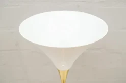 Clearance Pamono Italian Brass & Porcelain Lonea Floor Lamp, 1960s