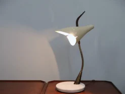 Best Pamono Italian Brass and Marble Table Lamp by Oscar Torlasco for Lumen, 1950s