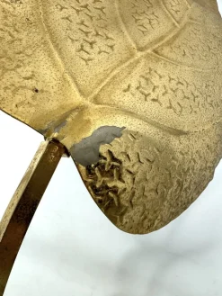 New Pamono Italian Brass 3-Arm Floor Lamp by Tommaso Barbi, 1970s