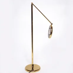 Outlet Pamono Italian Brass Floor Lamp by Relco, 1980s