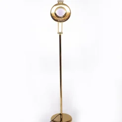 Outlet Pamono Italian Brass Floor Lamp by Relco, 1980s