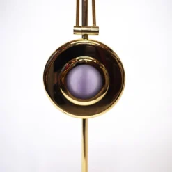 Outlet Pamono Italian Brass Floor Lamp by Relco, 1980s