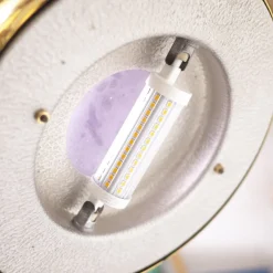 Outlet Pamono Italian Brass Floor Lamp by Relco, 1980s