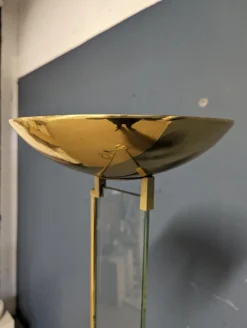 Outlet Pamono Italian Brass Floor Lamp, 1980s