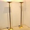 Sale Pamono Italian Brass Uplighter Floor Lamp, 1970s