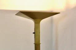 Sale Pamono Italian Brass Uplighter Floor Lamp, 1970s
