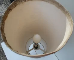 Hot Pamono Italian Cardboard and Fabric Flower Floor Lamp by Bruno Munari, 1960s