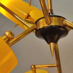 Best Pamono Italian Chandelier from Stilnovo, 1950s