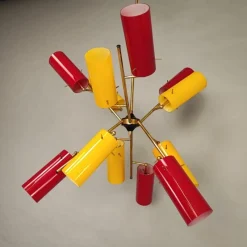 Best Pamono Italian Chandelier from Stilnovo, 1950s