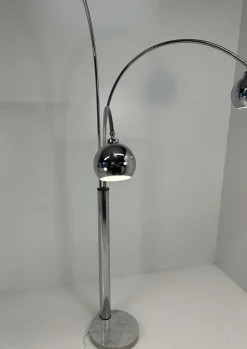 Best Pamono Italian Chromed Floor Lamp by Reggiani, 1970s