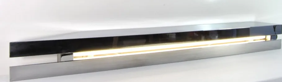 New Pamono Italian Corner Floor Lamp by Angelo Cortesi and Sergio Charatta-Cattò for Shapes and Surfaces, 1968