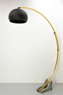 Best Pamono Italian Floor Lamp Arc by Goffredo Reggiani, 1970s