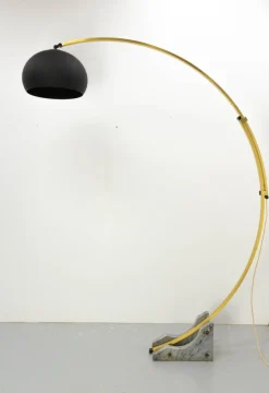 Best Pamono Italian Floor Lamp Arc by Goffredo Reggiani, 1970s