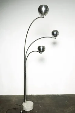 Pamono Italian Floor Lamp by Goffredo Reggiani, 1970s