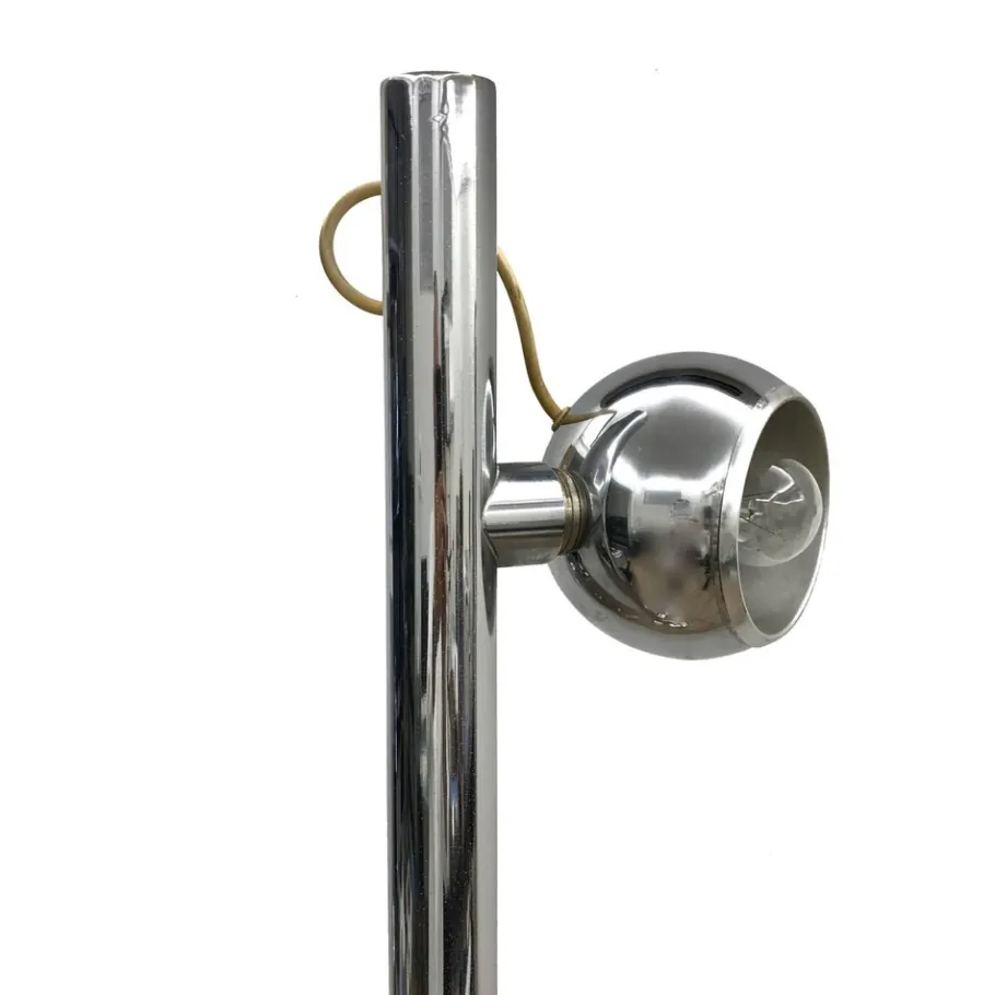 Pamono Italian Floor Lamp with 3 Magnetic Adjustable Globes by Luci Italia, Milan, 1970s