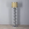 Best Pamono Italian Floor Lamp with Chrome Metal Spheres, 1970s