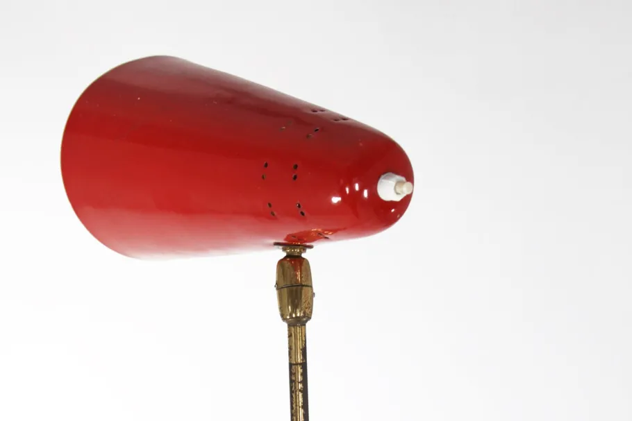 Online Pamono Italian Floor Lamp with Three Colored Aluminum Shades, 1950s