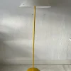 Discount Pamono Italian Floor Lamp with Yellow and White Glass Shade by VeArt, 1970s