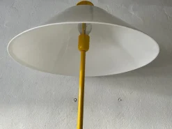Discount Pamono Italian Floor Lamp with Yellow and White Glass Shade by VeArt, 1970s