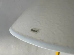 Discount Pamono Italian Floor Lamp with Yellow and White Glass Shade by VeArt, 1970s