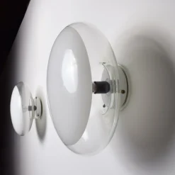 Best Pamono Italian Gill Sconces by Roberto Pamio and Renato Toso for Leucos, 1970s, Set of 2