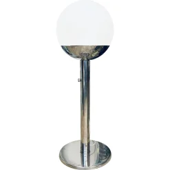 Discount Pamono Italian Glass and Chrome P428 Floor Lamp by Pia Guidetti Crippa for Luci, 1970