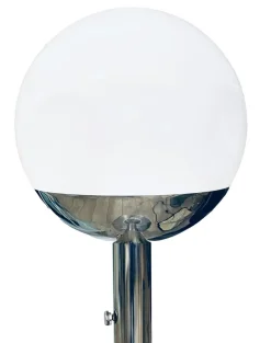 Discount Pamono Italian Glass and Chrome P428 Floor Lamp by Pia Guidetti Crippa for Luci, 1970