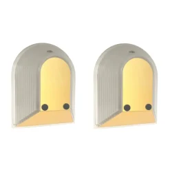 Best Pamono Italian Gold Tesi Wall Sconces by Roberto Fiorato for Prisma, 1980s, Set of 2