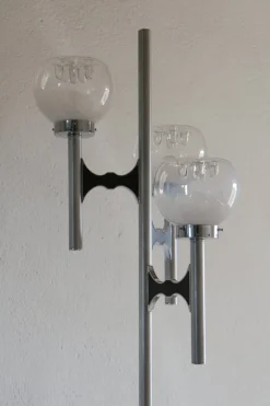 Discount Pamono Italian 3-Light Floor Lamp by Gaetano Sciolari for Mazzega, 1970s